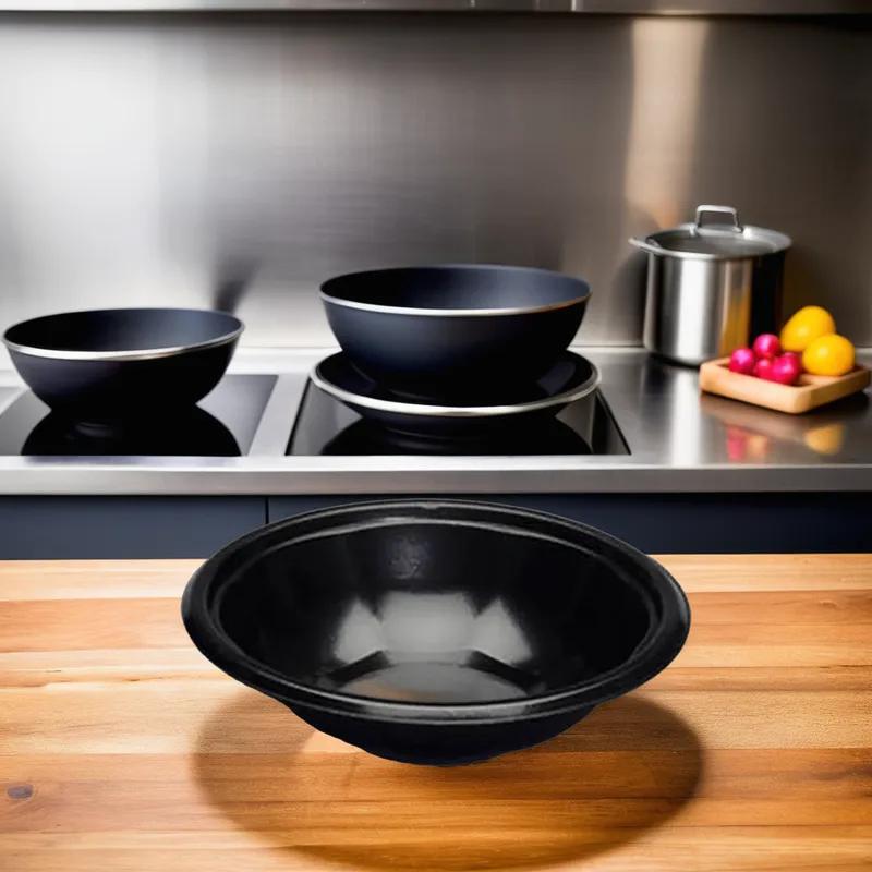 Bowl 32 OZ Polystyrene Foam Black 400/Case