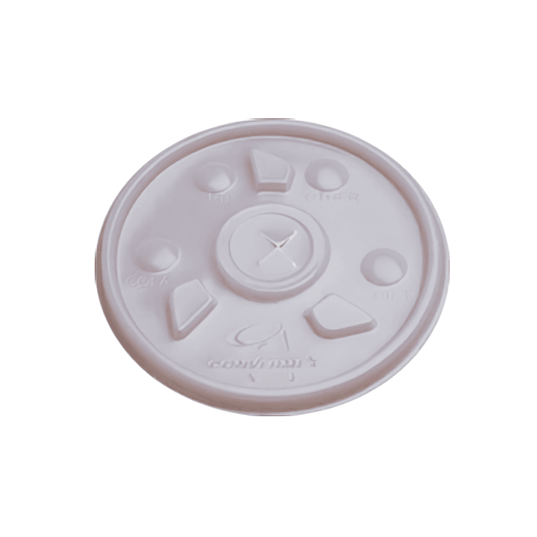 Lid Plastic Translucent For 12-16-20-24 OZ Cup With Hole 1000/Case