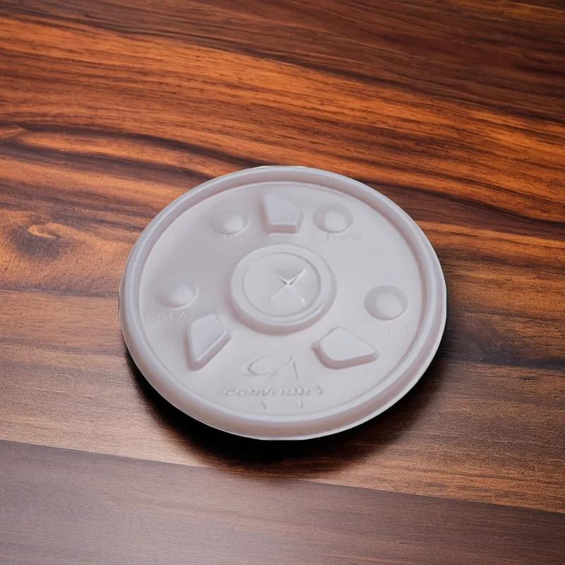 Lid Plastic Translucent For 12-16-20-24 OZ Cup With Hole 1000/Case