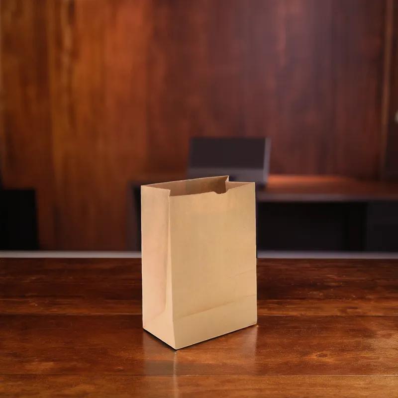 Liquor Quart Bag 4.5X2.5X16 IN Paper 35# Natural Brown 3000/Bale