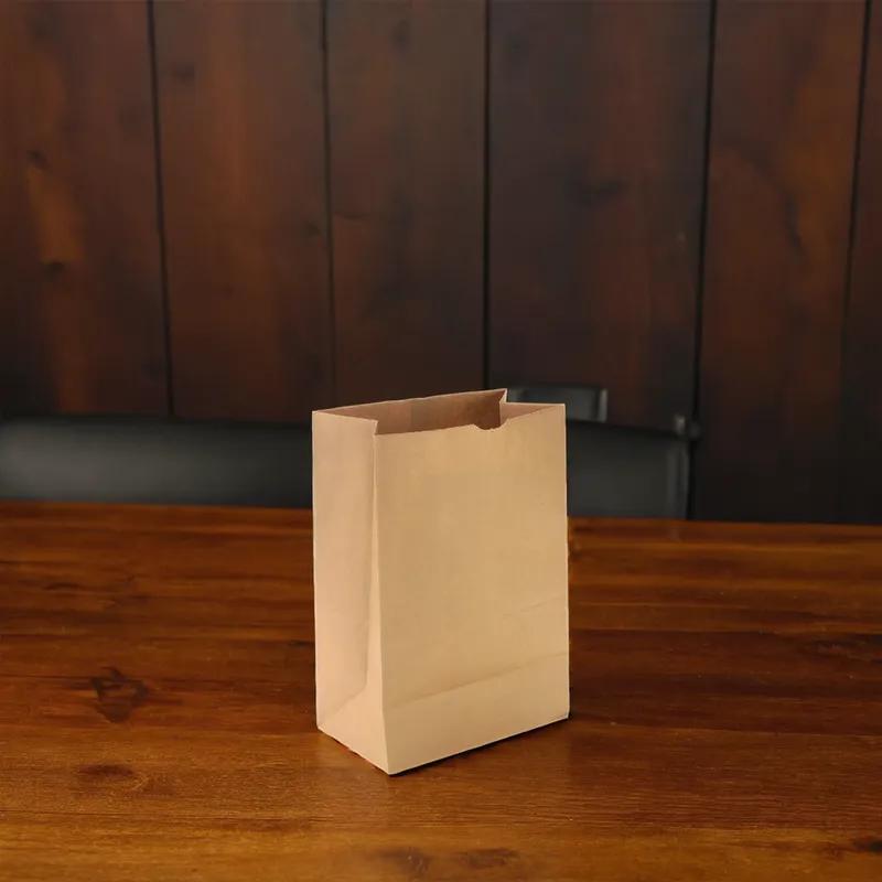 Liquor Quart Bag 4.5X2.5X16 IN Paper 35# Natural Brown 3000/Bale