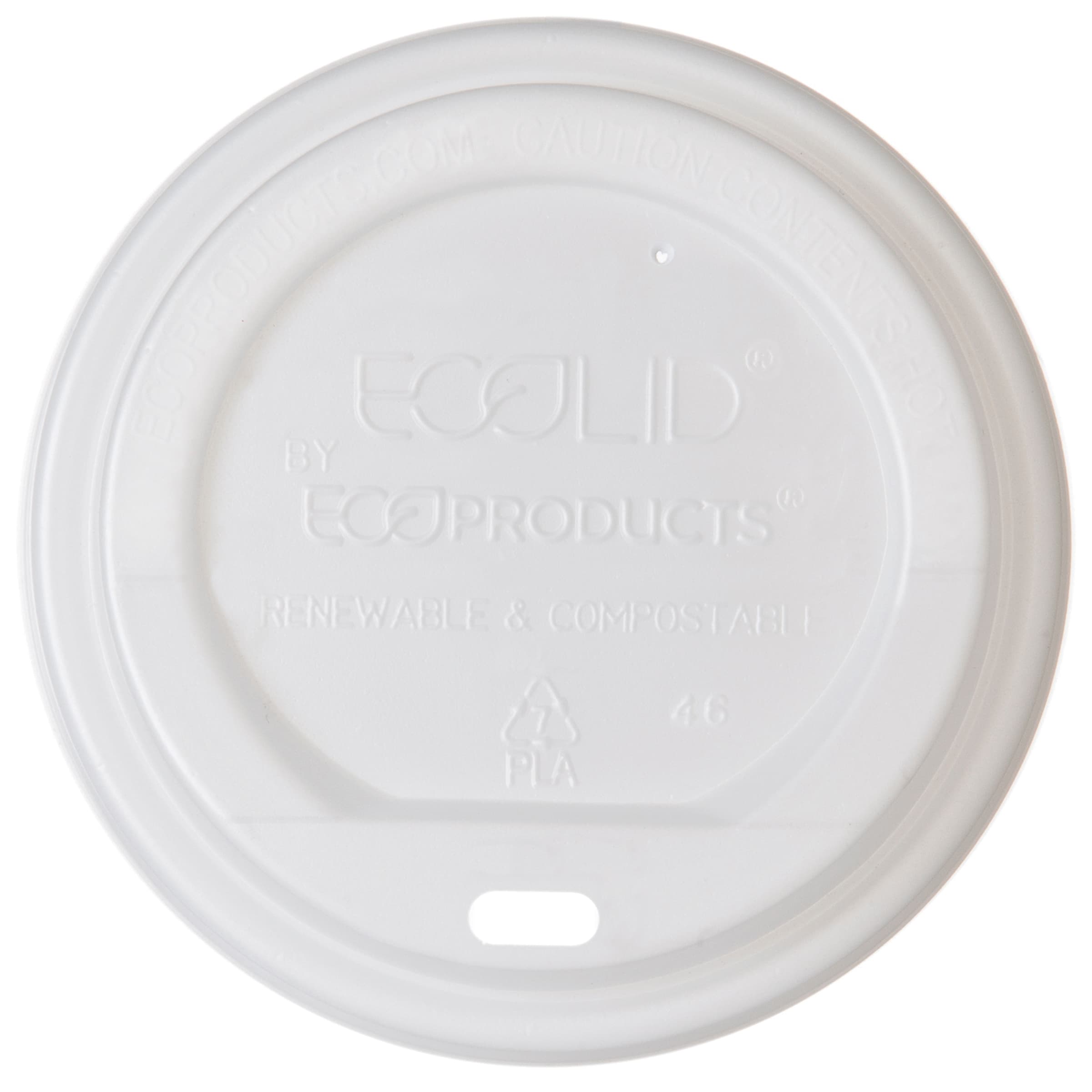 Lid PLA White For 20 OZ Hot Cup 600/Case