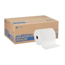 enMotion® Roll Paper Towel 8.2X9 IN 700 FT 1PLY White Standard Roll 7.5IN Roll 6 Rolls/Case
