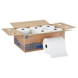 enMotion® Roll Paper Towel 8.2X9 IN 700 FT 1PLY White Standard Roll 7.5IN Roll 6 Rolls/Case