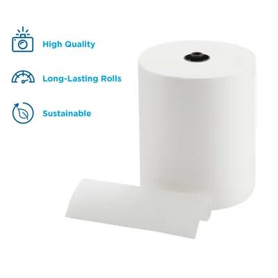 enMotion® Roll Paper Towel 8.2X8.25 IN 700 FT 1PLY White Standard Roll 7.5IN Roll 6 Rolls/Case
