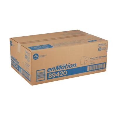 enMotion® Roll Paper Towel 8.2X8.25 IN 700 FT 1PLY White Standard Roll 7.5IN Roll 6 Rolls/Case