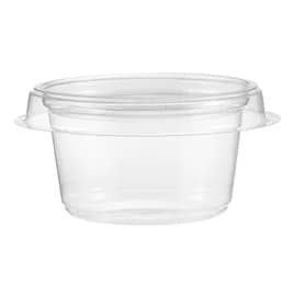 Safe-T-Fresh® Take-Out Container Insert 4 OZ 3.625X1.75 IN RPET Clear Round 1200/Case