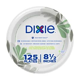 Dixie® Plate 8.5 IN Paper Multicolor Pathways Round Medium Weight 500/Case