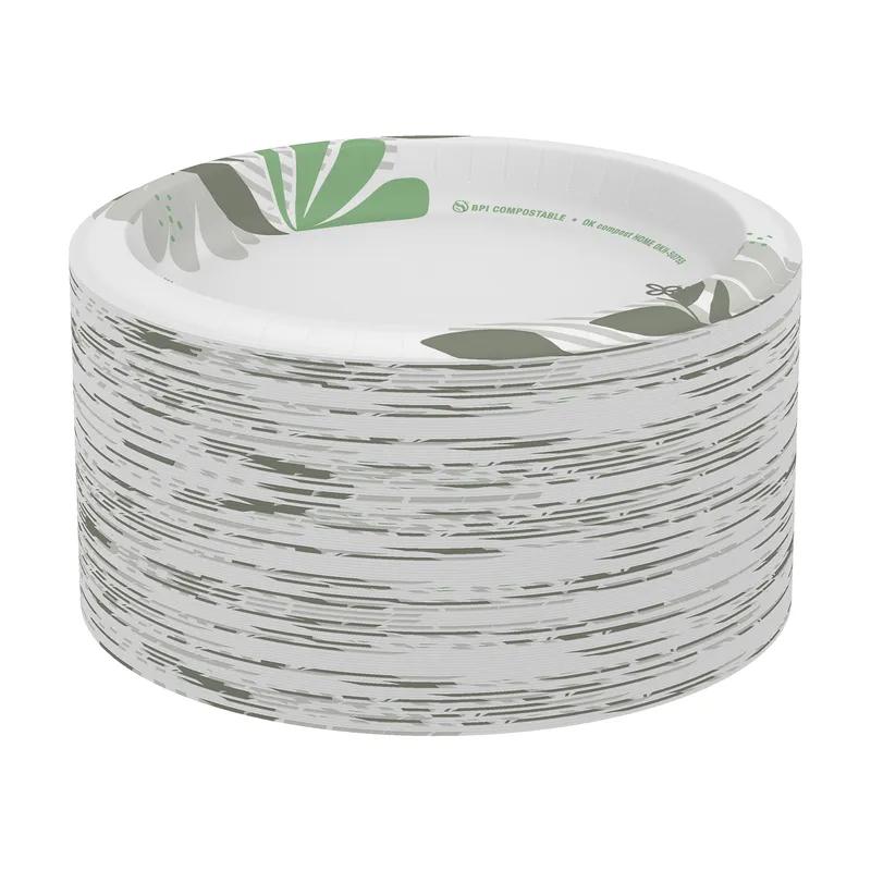 Dixie® Plate 8.5 IN Paper Multicolor Pathways Round Medium Weight 500/Case