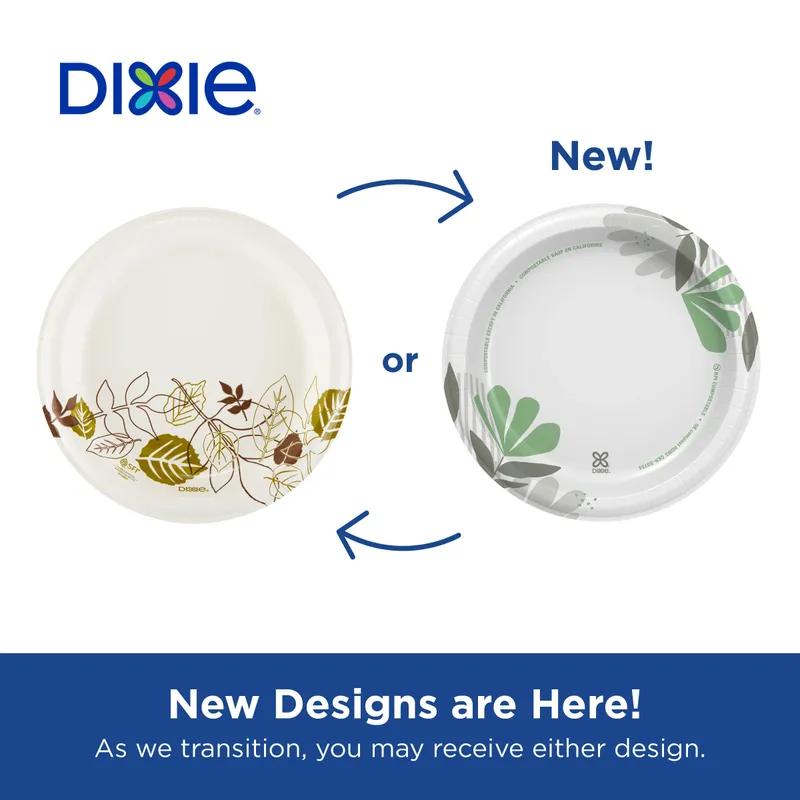 Dixie® Plate 8.5 IN Paper Multicolor Pathways Round Medium Weight 500/Case
