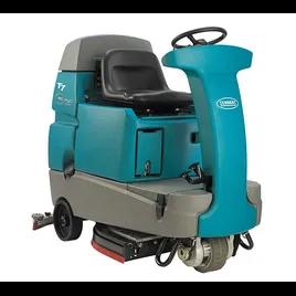 Tennant T7 Commercial Use Rider Scrubber 26IN Teal With 26IN Head On-Board Charger Pad 240Ah Batteries 1/Each