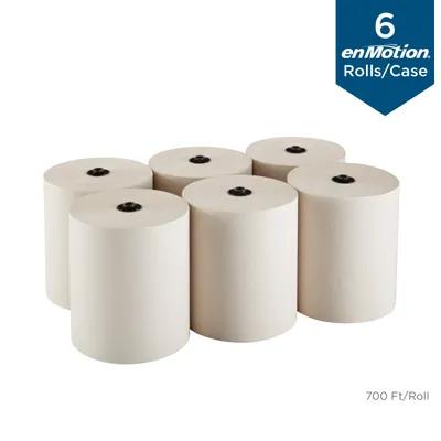 enMotion® Roll Paper Towel 8.2X8.2 IN 700 FT 1PLY Kraft Standard Roll EPA Indicator 7.35IN Roll 6 Rolls/Case