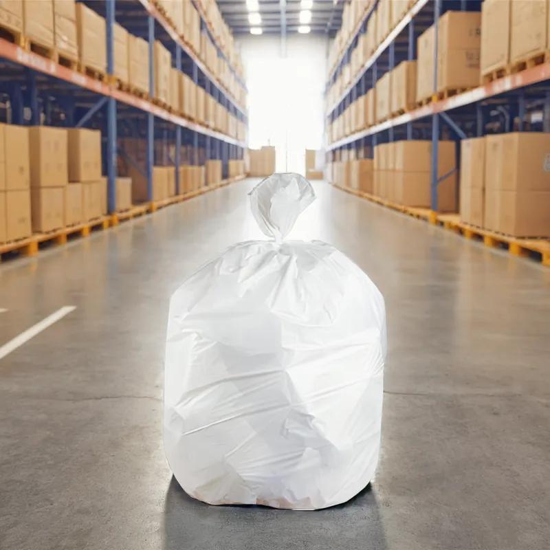 Can Liner 24X32 IN White Plastic 0.75MIL 500/Case