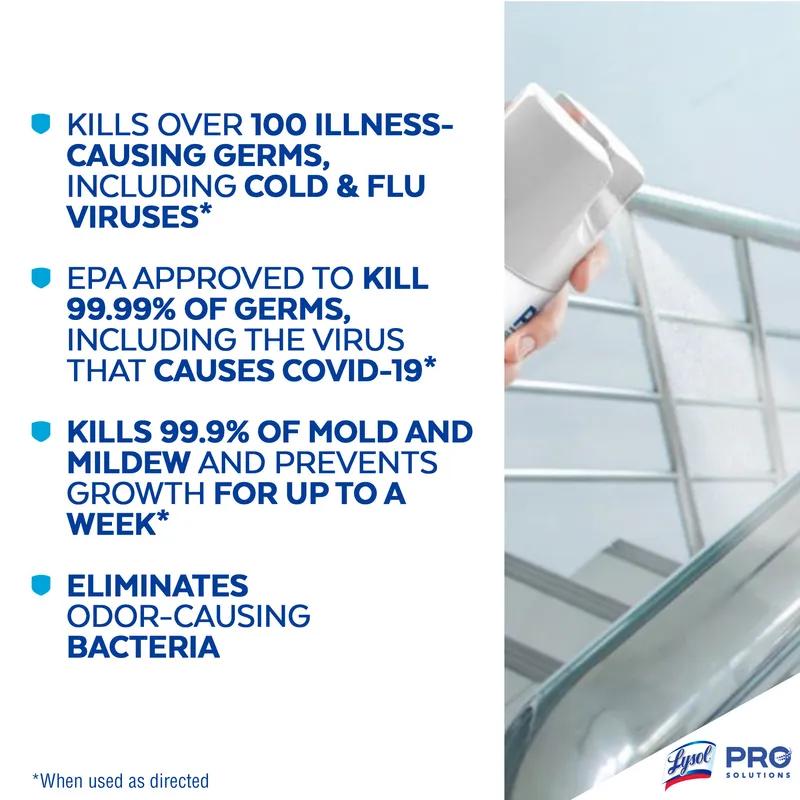 Lysol® Fresh Scent Disinfectant 19 OZ Aerosol RTU 12/Case