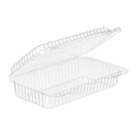 Essentials SureLock Pastry Hinged Container With Dome Lid 7.25X4.438X1.813 IN RPET Clear Rectangle Deep 400/Case