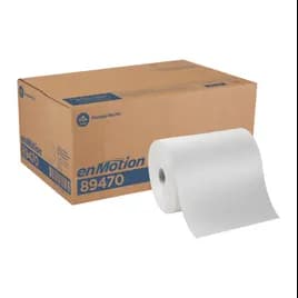 enMotion® Roll Paper Towel 10IN X800FT 1PLY White Standard Roll 7.85IN Roll 800 Sheets/Roll 6 Rolls/Case