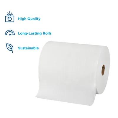 enMotion® Roll Paper Towel 10IN X800FT 1PLY White Standard Roll 7.85IN Roll 800 Sheets/Roll 6 Rolls/Case