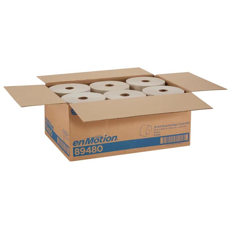 enMotion® Roll Paper Towel 10X10 IN 800 FT 1PLY Kraft Standard Roll EPA Indicator 7.85IN Roll 6 Rolls/Case