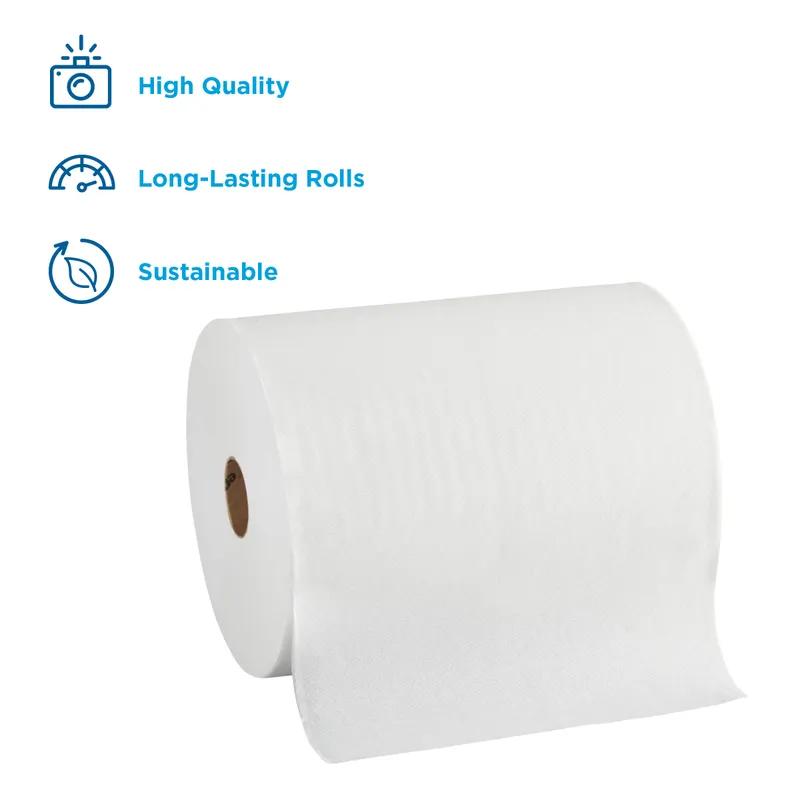 enMotion® Roll Paper Towel 4X10 IN 800 FT 1PLY White Standard Roll 800 Sheets/Roll 6 Rolls/Case 4800 Sheets/Case