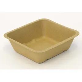 Take-Out Container Base 9.45X7.01X1.14 IN Plant Fiber Kraft Rectangle 400/Case