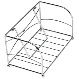 Display Basket 9.25X5X4.75 IN Metal Chrome For Guest Towels 1/Each