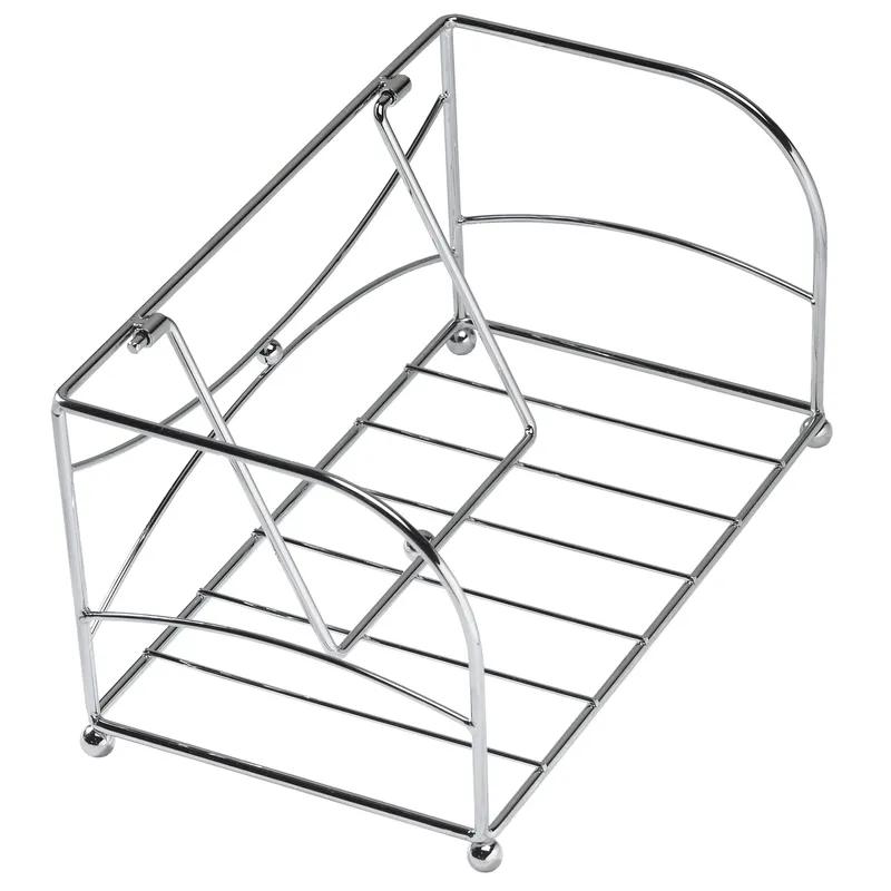 Display Basket 9.25X5X4.75 IN Metal Chrome For Guest Towels 1/Each