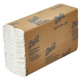 Scott® Folded Paper Towel 10.12X13.15 IN White C-Fold 200 Count/Pack 12 Packs/Case 2400 Count/Case
