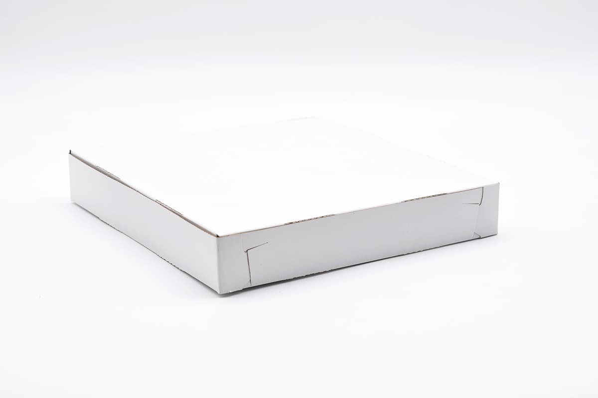 Pizza Box 12X12X2 IN Clay-Coated Paperboard White 100/Bundle