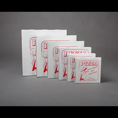 Pizza Box 12X12X2 IN Clay-Coated Paperboard White 100/Bundle