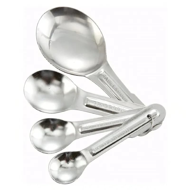 Measuring Spoon Stainless Steel Economy 4-Piece Set 4/Set