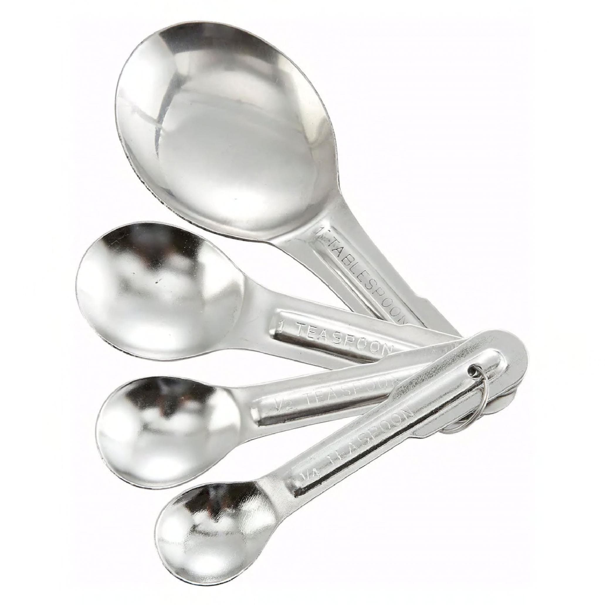 Measuring Spoon Stainless Steel Economy 4-Piece Set 4/Set