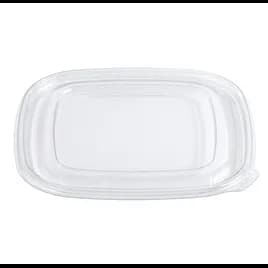 Fresh 'n Clear® Lid Flat Medium (MED) 7.5X7.5X0.325 IN PET For 24-32 OZ Bowl 300/Case