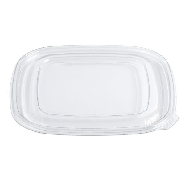 Fresh 'n Clear® Lid Flat Medium (MED) 7.5X7.5X0.325 IN PET For 24-32 OZ Bowl 300/Case