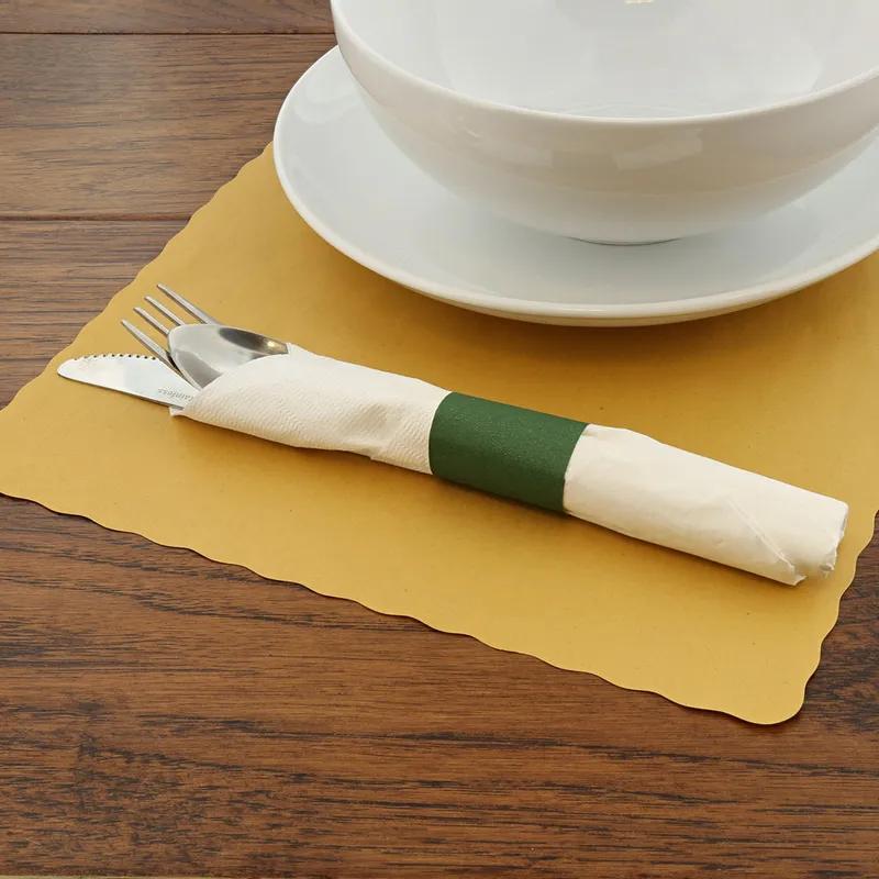 Napkin Bands 4.25X1.5 IN Hunter Green Paper Adhesive 20000/Case