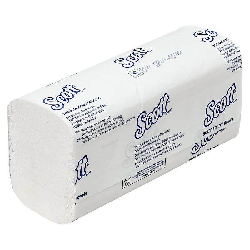 Kleenex® ScottFold Folded Paper Towel 9.4X12.4 IN White 175 Sheets/Pack 25 Packs/Case 4375 Sheets/Case
