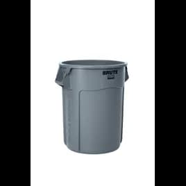 Brute® 1-Stream Trash Can 32.87X26.38X33.19 IN 55 GAL 220 QT Gray Round Resin Self-Venting Stationary Food Safe 1/Each