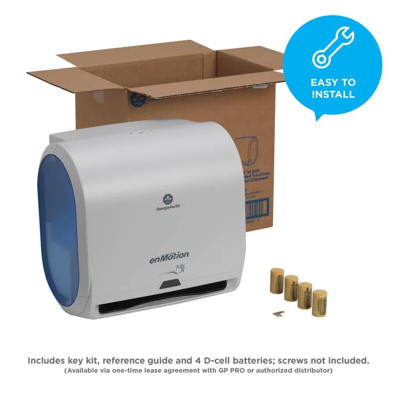 enMotion® Impulse® Paper Towel Dispenser 9.25X14.60X14 IN Gray 1-Roll Automatic Touchless 1/Each