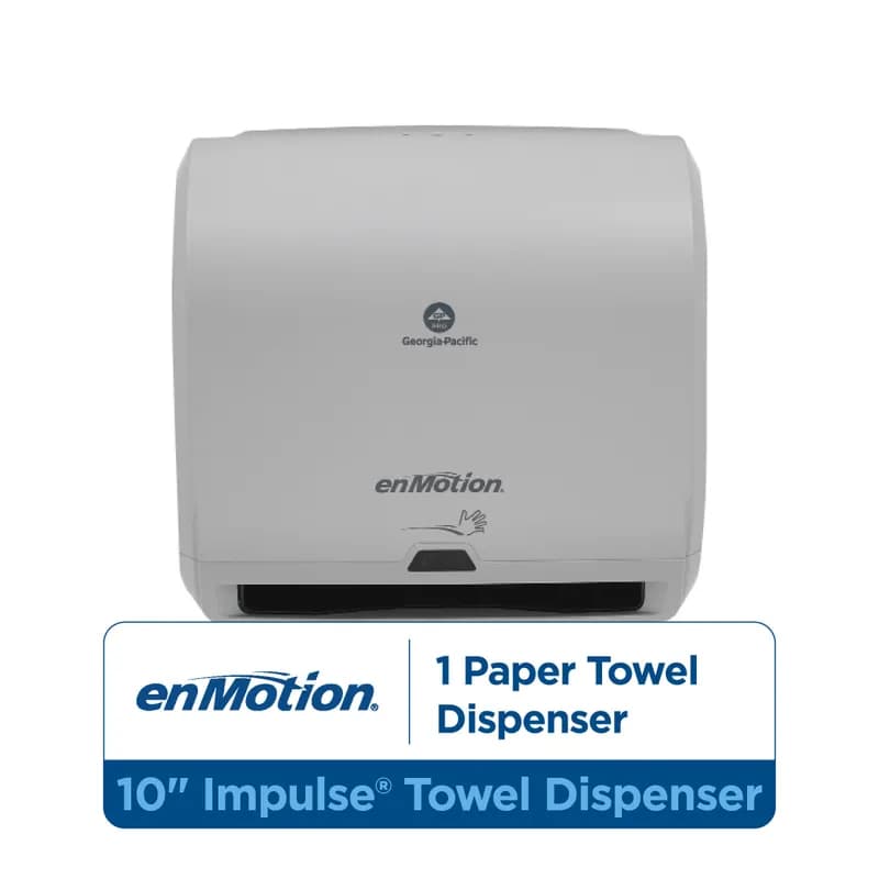 enMotion® Impulse® Paper Towel Dispenser 9.25X14.60X14 IN Gray 1-Roll Automatic Touchless 1/Each