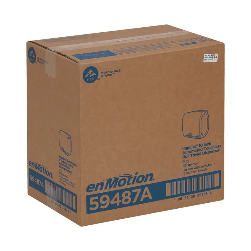 enMotion® Impulse® Paper Towel Dispenser 9.25X14.60X14 IN Gray 1-Roll Automatic Touchless 1/Each