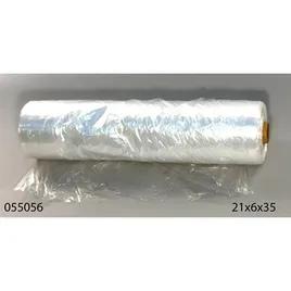 Bun Pan Bag Roll 21X6X35 IN LDPE 0.75MIL Clear With Open Ended Closure FDA Compliant Gusset 200/Roll
