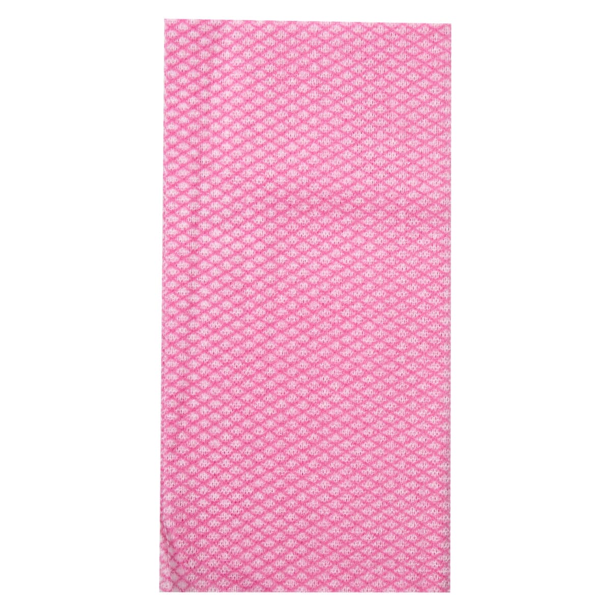 Food Service Cleaning Wipe 21.5X12.5 IN Pink White 200/Case