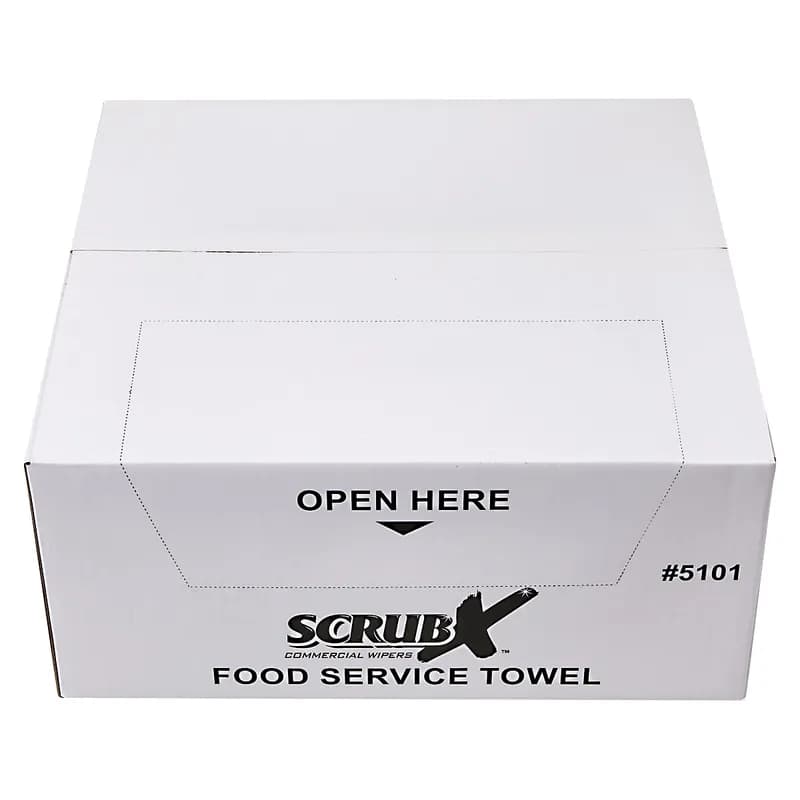 Food Service Cleaning Wipe 21.5X12.5 IN Pink White 200/Case