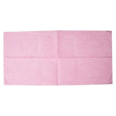 Food Service Cleaning Wipe 21.5X12.5 IN Pink White 200/Case
