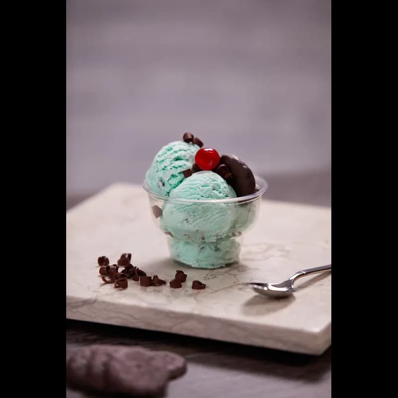 Recycleware® Indulge® Dessert Container Base 8 OZ RPET Clear Round 1000/Case