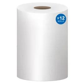 Scott® Roll Paper Towel 8X8 IN 400 FT White Hardwound Core 400 Sheets/Roll 12 Rolls/Case 4800 Sheets/Case