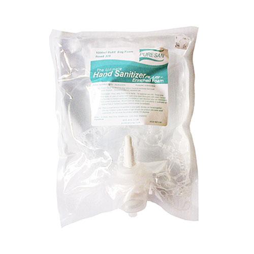 Hand Sanitizer Foam 1 L Unscented Fragrance Free Clear Refill 6/Case