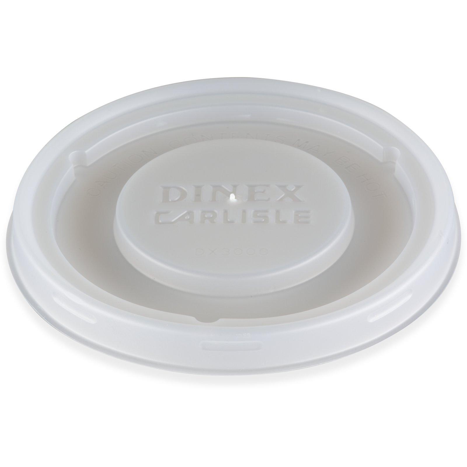Dinex® Turnbury® Lid PS Translucent For 8 OZ Mug 5 OZ Bowl 1500/Case