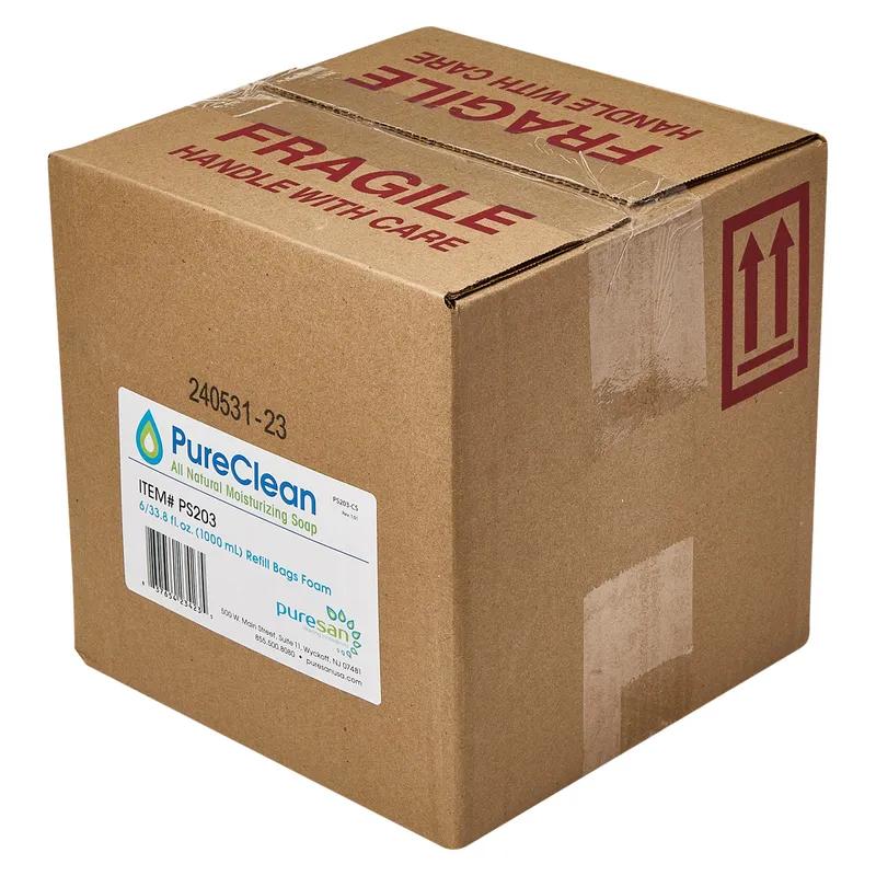 PureClean Hand Soap Foam 1 L Fragrance Free Clear Enriched 6/Case