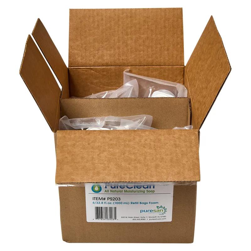 PureClean Hand Soap Foam 1 L Fragrance Free Clear Enriched 6/Case