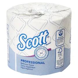 Scott® Essential Toilet Paper & Tissue Roll 4X4 IN 2PLY White Core Standard (SRB) 550 Sheets/Roll 80 Rolls/Case